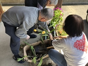 花植作業